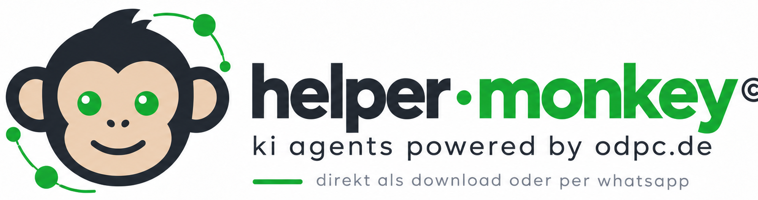 helper · monkey © – ki agents powered by odpc.de